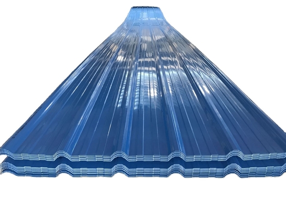Weather Resistant Lasting Color PVC Roof Tiles 0.8mm For Villa Garden Construction