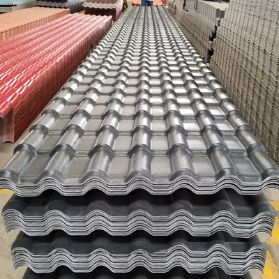 Villa Light Weight ASA Synthetic Resin Roof Tile 219mm Pitch