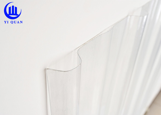 Anti UV Light Weight Transparent Roofing Sheets Transulent PC PVC Skylight Roof Tile For Corridor Balcony