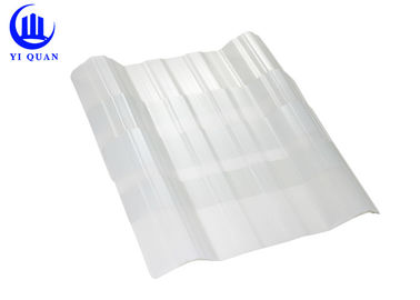 Lightweight Transparent Corrugated Greenhouse Panels Weather Resistance