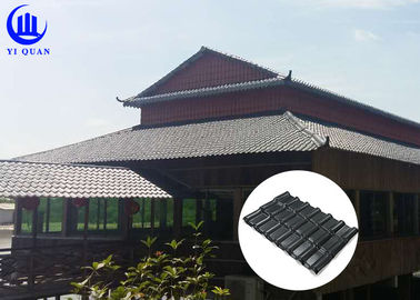 House Decoration Light Weight ASA Plastic Spanish Synthetic Resin Japanese Roof Tiles