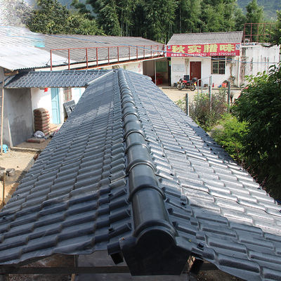 Spanish ASA PVC Resin Roof Tiles for Apartments and Villas