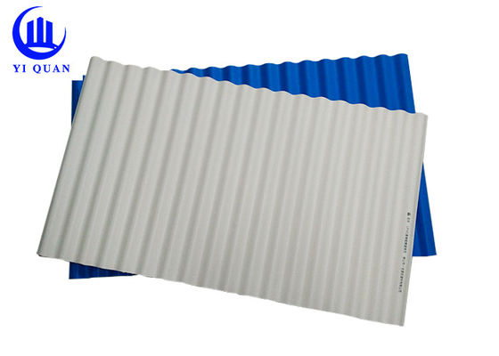 গুদাম কারখানার জন্য 1050mm PVC APVC যৌগিক ছাদের টাইলস