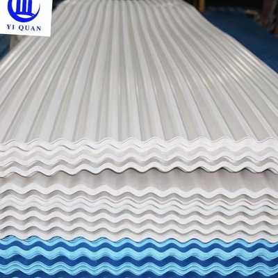 ক্ষয়রোধী PVC UPVC APVC প্লাস্টিক ছাদের টাইলস 3.0 মিমি ঘর ভবনের জন্য