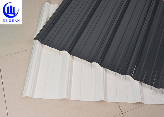গুদাম খামার বাজারের জন্য ভাল মানের Trapezoidal PVC UPVC প্লাস্টিকের ছাদের শিঙ্গল