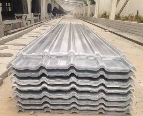 রঙিন ফাইবারগ্লাস FRP ছাদের শীট 0.8mm থেকে 3.0mm বেধ কাস্টমাইজড